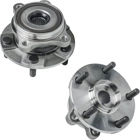 Detroit Axle - 4pc Wheel Bearing Hubs لعام 2012-2018 Toyota Prius V ، 4 محامل أمامية وخلفية ومراكز 2013 2014 2015 2015 2017 in Saudi Arabia