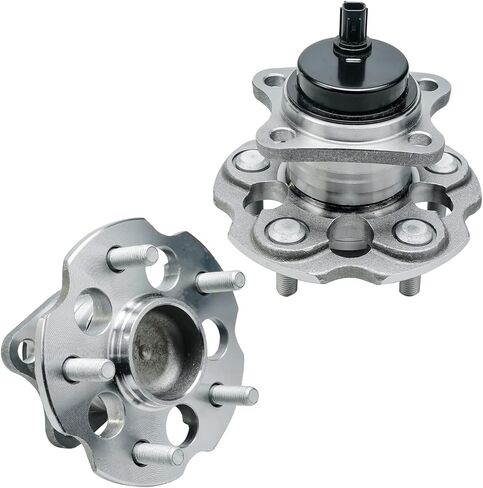 Detroit Axle - 4pc Wheel Bearing Hubs لعام 2012-2018 Toyota Prius V ، 4 محامل أمامية وخلفية ومراكز 2013 2014 2015 2015 2017 in Saudi Arabia