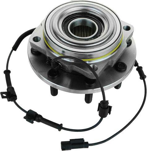 TRQ Front Wheel Bearing & Hub Assembly 4WD with ABS Sensor Compatible with 2011-2016 Ford F-350 Super Duty in Saudi Arabia