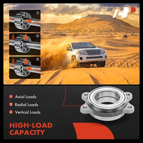 A-Premium Wheel Bearing وتجميع المحور متوافقًا مع Audi A4 2009-2016 ، A5 2010-2014 ، A6 2012-2018 ، S4 2010-2016 ، S5 2008-2016 ، S6 2013-2018 ، S7 ، S8 ، Q5 ، Sq5 ، A4 Quattro ، A5 in Saudi Arabia