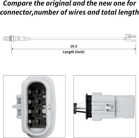 12657188 Oxygen Sensor Downstream Compatible with Silverado Sierra Escalade Savana Yukon Express Suburban Tahoe in Saudi Arabia