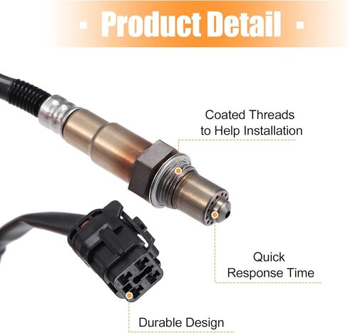 مستشعر الأكسجين في UXCELL الخلفي لمستشعر الأكسجين O2 لـ Hyundai Elantra 2011-2016 لـ Hyundai Elantra GT 2013-2015 No.392102e500 in Saudi Arabia