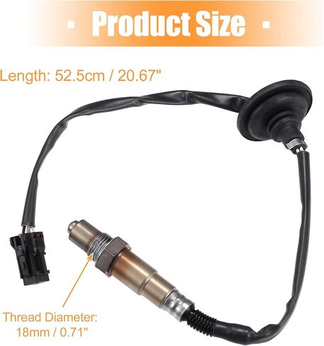 مستشعر الأكسجين في UXCELL الخلفي لمستشعر الأكسجين O2 لـ Hyundai Elantra 2011-2016 لـ Hyundai Elantra GT 2013-2015 No.392102e500 in Saudi Arabia