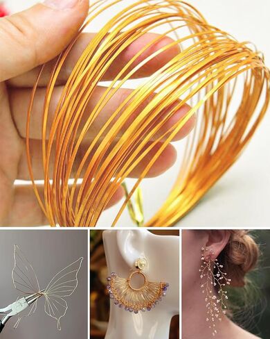 Flat Aluminum Wire for DIY Cloisonne Enamel and Jewelry Beading Craft Work (Twist) in Saudi Arabia