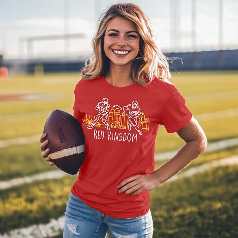 قميص كرة القدم مملكة Red Kingdom Print Game Addits Thin Football Te-Shirt Toper Top in Kuwait