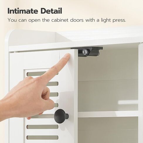 HOOBRO Medicine Cabinet, Double Doors Bathroom Wall Cabinet with Towel Bar, Adjustable Shelf, 2 Hooks, Over The Toilet Storage Cabinet, for Bedroom, Kitchen, Rustic Brown BF46CW01 in Kuwait