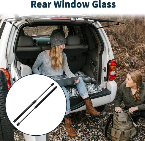 Lift Supports Struts for GMC Jimmy/S15 Jimmy 1983-1994 No.15688545/15688546 Rear Window Glass Gas Spring Black 2 Pcs in Saudi Arabia