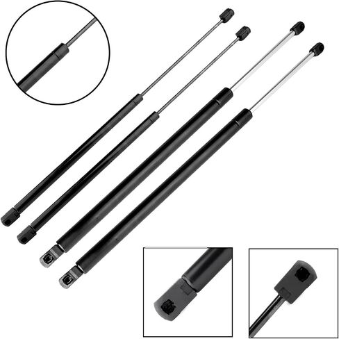 SCITOO 6156 Lift Supports Fit for Cadillac Escalade 2007-2014,for Cadillac Escalade ESV 2007-2014,for Chevrolet Suburban 2014 Rear Left and Right Window Glass+Hatch Shock Struts 4pcs in Saudi Arabia