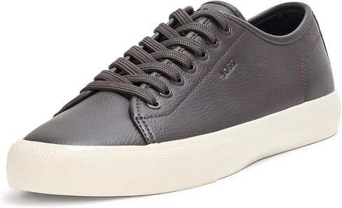 BOSS Men's Aiden Logo Block Leather Low Top Sneaker in Kuwait