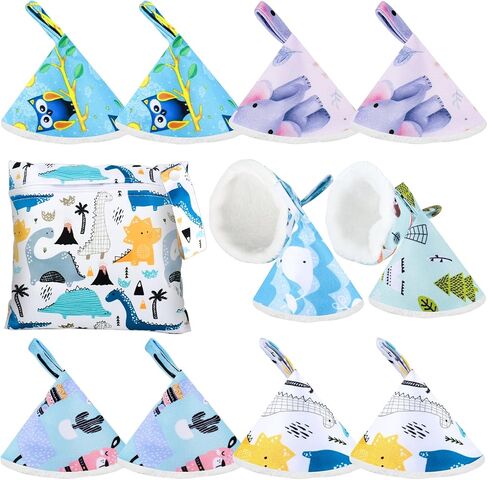 12 Pcs Peepeeteepe for Baby Boy with Storage Bag, Reusable Peepeeteepe Baby Boy with Hang Loop (6 Patterns) in Kuwait