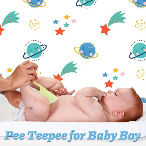 12 Pcs Peepeeteepe for Baby Boy with Storage Bag, Reusable Peepeeteepe Baby Boy with Hang Loop (6 Patterns) in Kuwait