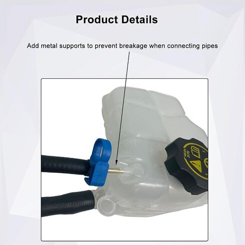 Coolant Reservoir Tank Compatible with 2011-2016 Chevy Cruze 1.4L 2016 Chevy Cruze Limited 1.4L 603-383 13465094 | with 1 Radiator Outlet Lower Hose & 1 Engine Coolant Hose in Saudi Arabia