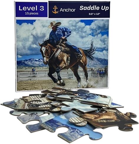 Level 1-60 Piece Puzzle Built for Speed - for Adults with Alzheimer's & Dementia | Cognitive Activity for Seniors | Relaxing Occupational Therapy Tool in Saudi Arabia