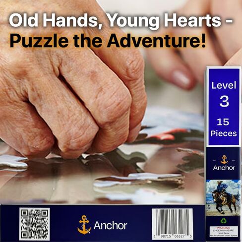 Level 1-60 Piece Puzzle Built for Speed - for Adults with Alzheimer's & Dementia | Cognitive Activity for Seniors | Relaxing Occupational Therapy Tool in Saudi Arabia