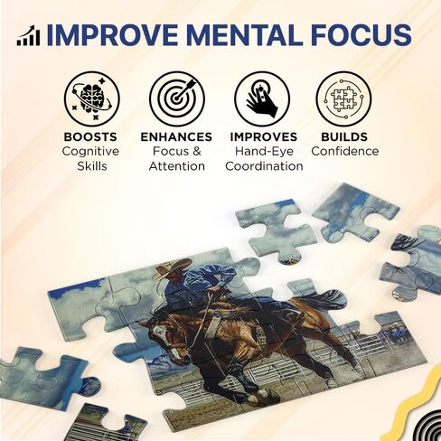 Level 1-60 Piece Puzzle Built for Speed - for Adults with Alzheimer's & Dementia | Cognitive Activity for Seniors | Relaxing Occupational Therapy Tool in Saudi Arabia
