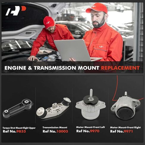 A-Premium 4PCS محرك محرك محرك ومجموعة MATTER STANT و TORQUE STRUT TORKEN in Saudi Arabia