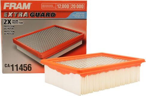 Fram Extra Guard CA11456 FILTER AIR AIR ENTIRENT FORD Ford Transit Connect/Escape (2.5L) ، يوفر ما يصل إلى 12 شهرًا أو حماية مرشح 12000 ميل in Saudi Arabia