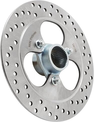 قرص دوار الفرامل الخلفي مع محور لـ Honda TRX300EX TRX250X TRX300X ، 43120-HC0-010 43122-HC0-000 43122-HM3-A61 in Saudi Arabia