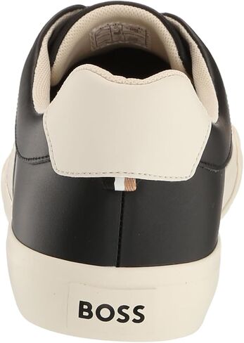 BOSS Men's Aiden Logo Block Leather Low Top Sneaker in Kuwait
