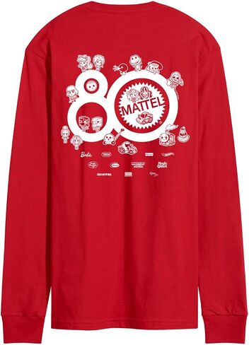 Mattel - 80Th Group - Men's Long Sleeve Graphic T-Shirt in Saudi Arabia