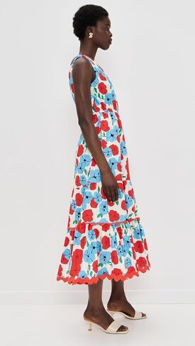 English Factory Women's Floral One Shoulder Rickrack Long Dress in Saudi Arabia