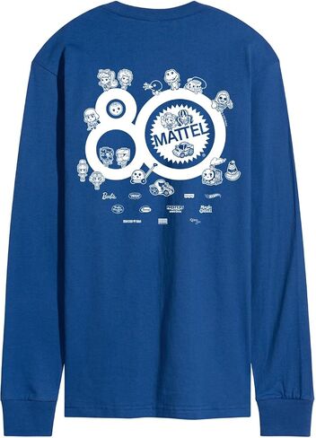 Mattel - 80Th Group - Men's Long Sleeve Graphic T-Shirt in Saudi Arabia