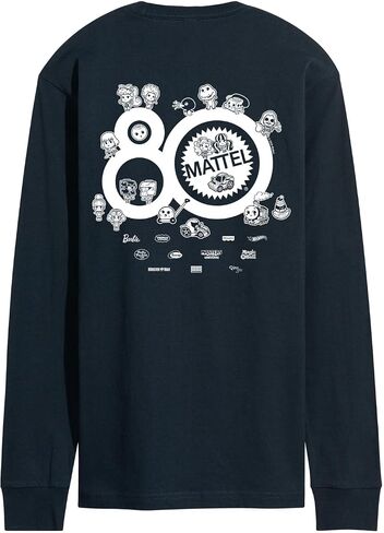 Mattel - 80Th Group - Men's Long Sleeve Graphic T-Shirt in Saudi Arabia