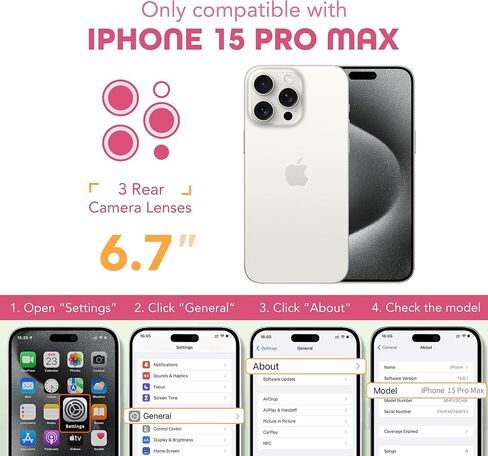 Magnetic for iPhone 15 Pro Max Case, Compatible with MagSafe, Built-in Privacy Screen Protector and Camera Protection, Anti Spy Full Body Dustproof Shockproof Hard Phone Case 6.7", Dark Blue in Saudi Arabia