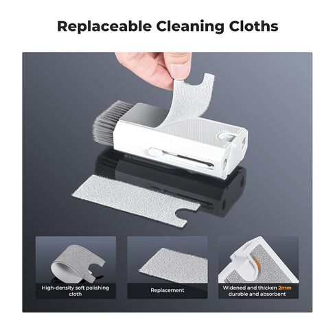 K&F Concept 32-in-1 Keyboard Cleaning Kit Laptop Cleaner - Multifunction Electronic Device Cleaner Set for Cell Phone Tablet PC Camera Keyboard Earbud in Kuwait