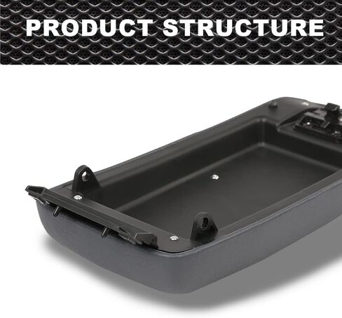 Gray Center Console Lid Compatible with Toyota Tacoma 1995-2000 / 4Runner 1996-1998 Pickup Truck in Saudi Arabia