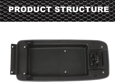 Gray Center Console Lid Compatible with Toyota Tacoma 1995-2000 / 4Runner 1996-1998 Pickup Truck in Saudi Arabia