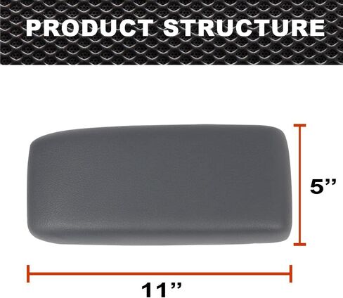 Gray Center Console Lid Compatible with Toyota Tacoma 1995-2000 / 4Runner 1996-1998 Pickup Truck in Saudi Arabia