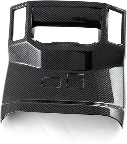 Car Accessories Fit for Toyota Tundra 2025 2024 2023 2022 Interior Armrest Rear Air Outlet Vent Cover Trim (Carbon Fiber) 3PCS ABS in Saudi Arabia