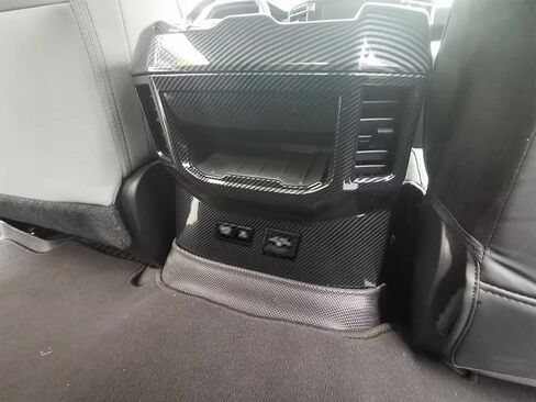 Car Accessories Fit for Toyota Tundra 2025 2024 2023 2022 Interior Armrest Rear Air Outlet Vent Cover Trim (Carbon Fiber) 3PCS ABS in Saudi Arabia