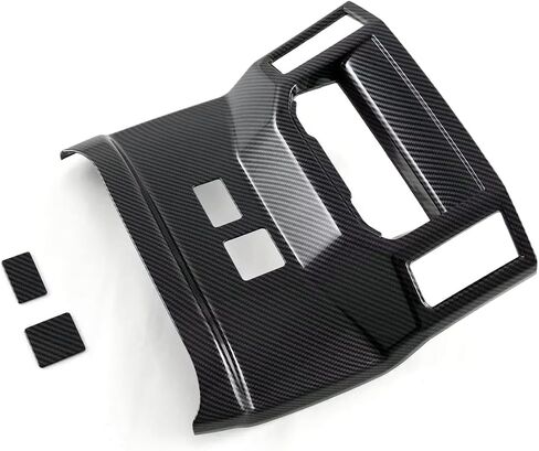 Car Accessories Fit for Toyota Tundra 2025 2024 2023 2022 Interior Armrest Rear Air Outlet Vent Cover Trim (Carbon Fiber) 3PCS ABS in Saudi Arabia