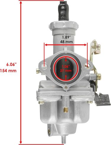 Caltric Carburetor متوافق مع Honda ATC200ES Big Red ATC 200 ES 1984 / ATC200M 1984-1985 in Saudi Arabia