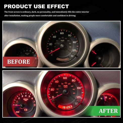 10PCS T5 LED Bulbs, Instrument Cluster Bulbs, T5 37 2721 PC37 Canbus Error Free Dashboard Light Bulb, 3030 Chips Super Bright 12 Volt Replacement for Car Gauge Cluster Dome Map Lamp (White) in Kuwait