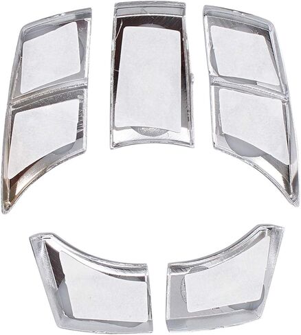 Newyall Silver Multimedia MultiM-7-Key-Key Control Cover Cover Cover Decoration Trim for BMW 2 3 4 5 6 X5 x6 Z4 I3 M Series 320i 528i 535i 550i 328d 328i 2014-2017 7-Butt in Saudi Arabia