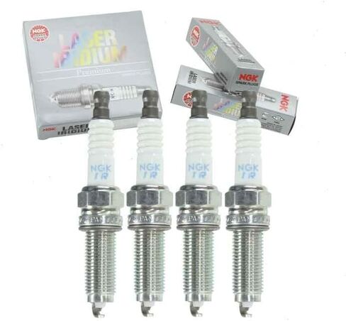 4 pc NGK Laser Iridium Spark Plugs compatible with Honda Civic 2.4L L4 2012-2015 in Saudi Arabia