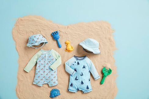 Mud Pie Boys Children's Sailwat Rashguard W Hat in Saudi Arabia