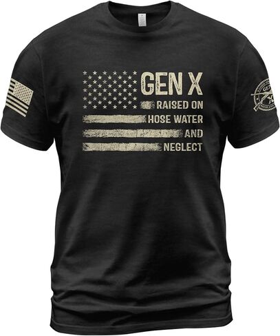 Gen X مرفوع على ماء خرطوم وإهمال قميص ، Gen X T Shirt Women ، Gen X قمصان للرجال ، الجيل X قميص 10 in Saudi Arabia