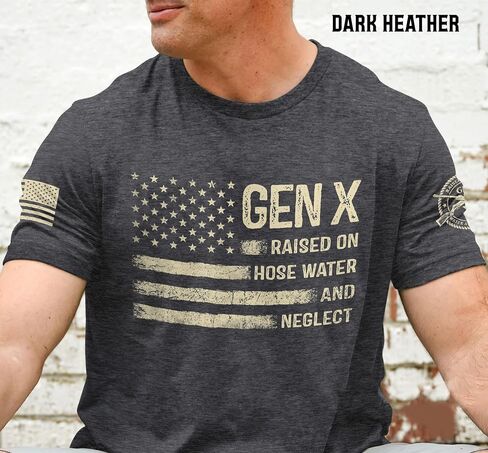 Gen X مرفوع على ماء خرطوم وإهمال قميص ، Gen X T Shirt Women ، Gen X قمصان للرجال ، الجيل X قميص 10 in Saudi Arabia