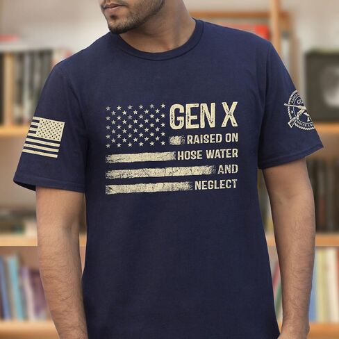 Gen X مرفوع على ماء خرطوم وإهمال قميص ، Gen X T Shirt Women ، Gen X قمصان للرجال ، الجيل X قميص 10 in Saudi Arabia