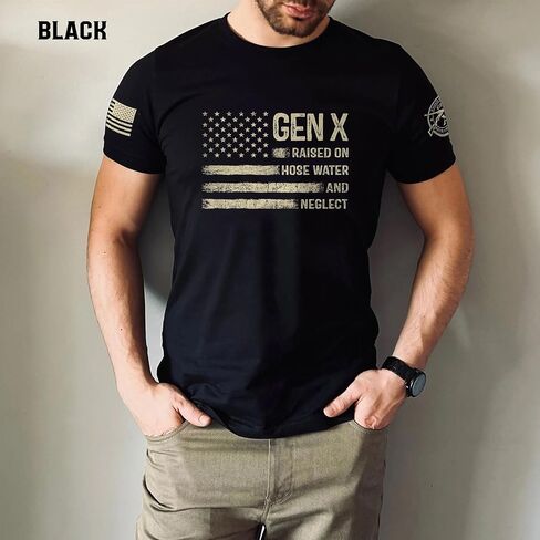 Gen X مرفوع على ماء خرطوم وإهمال قميص ، Gen X T Shirt Women ، Gen X قمصان للرجال ، الجيل X قميص 10 in Saudi Arabia