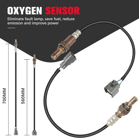 مستشعر O2 Oxygen متوافق مع Subaru Outback 2004-2009 ، Forester 2006-2010 ، Impreza 2006-2011 ، Legacy 2004/2006-2009 & for Saab 9-2x 2006 ، 2.5L ، 2-PC ، Upstream ، استبدل# 32005988 in Saudi Arabia