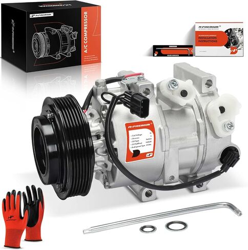 A-Premium Air Conditioner AC Compressor with Clutch Compatible with Kia Sportage 2020-2022 2.0L & Hyundai Tucson 2019-2021 2.4L in Saudi Arabia