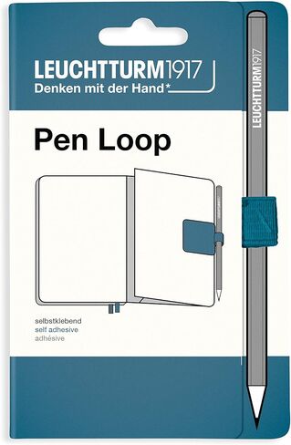 LEUCHTTURM1917 Self Adhesive Pen Loop Elastic Pen Holder (Denim) in Kuwait