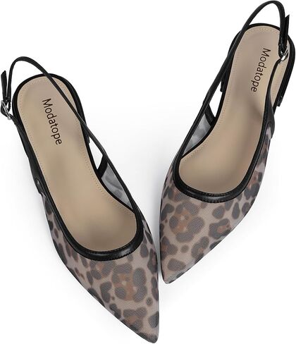 مسطحات Slingback Modatope للنساء مدببة إصبع القدم باليه فلاتس كلاسيكية منخفضة الكعب in Saudi Arabia