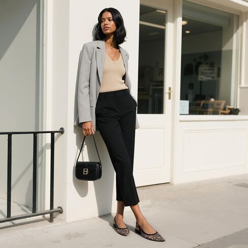 مسطحات Slingback Modatope للنساء مدببة إصبع القدم باليه فلاتس كلاسيكية منخفضة الكعب in Saudi Arabia