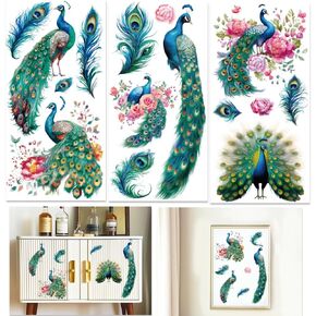 INFUNLY 3 Sheets Purple Flower Rub on Transfer for Furniture 5.9"×11.8" Lavender Transfers Stickers Wisteria Vintage Furniture Decals Floral Rub on Transfer Stickers for Wood Glass Scrapbook DIY in Kuwait